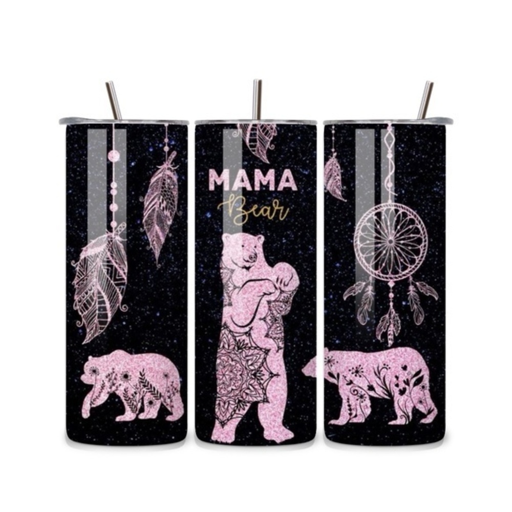 Mama Bear Dreamcatcher 20oz Stainless Steel Tumbler